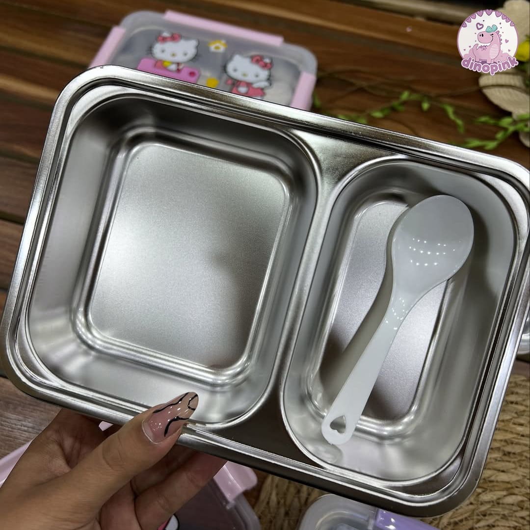 ظرف غذای استیل طرح استیچ - تصویر 3