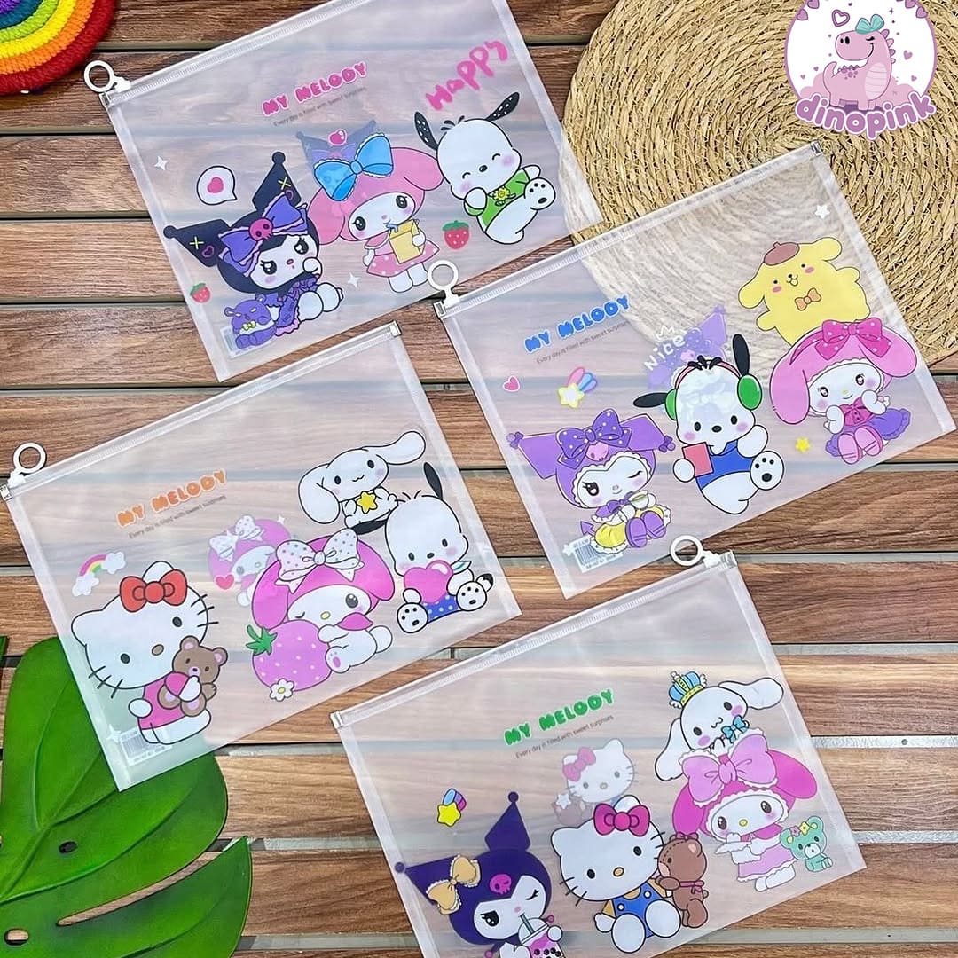 پوشه زیپ دار کرومی سایز A4