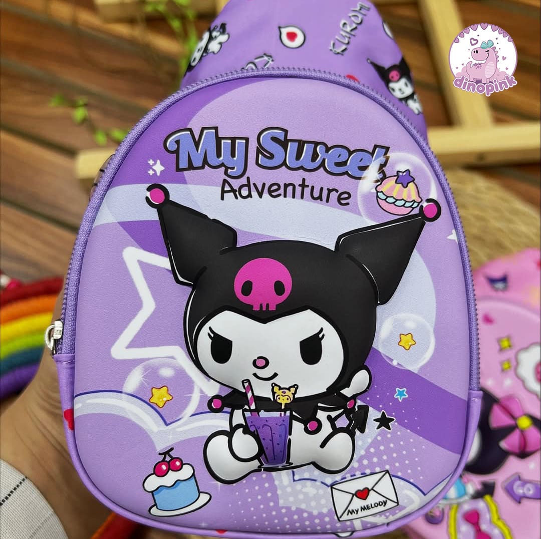 بادی بگ دخترانه کرومی بنفش - تصویر 3