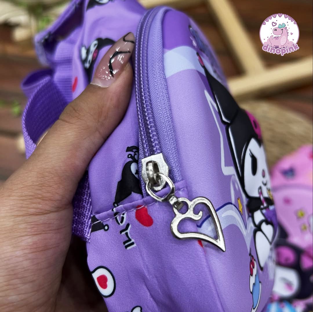 بادی بگ دخترانه کرومی بنفش - تصویر 2