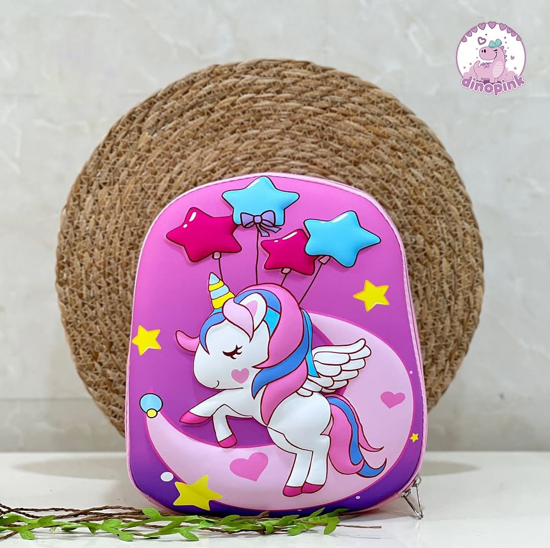 کوله پشتی مهدکودک دخترانه اسب تک شاخ