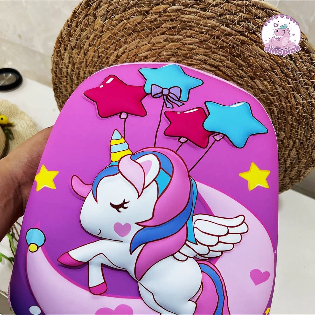 کوله پشتی مهدکودک دخترانه اسب تک شاخ - تصویر 2